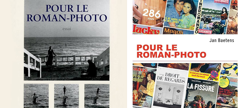 Couverture et extrait du livre "Pour le roman-photo".