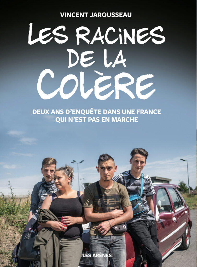 Couverture du roman-photo les racines de la colère écrit par Vincent Jarousseau.