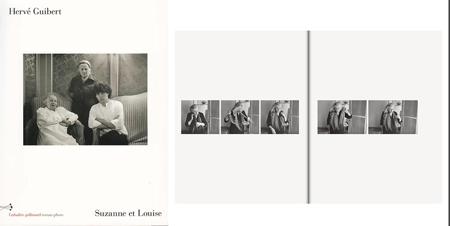 Présentation du roman-photo "Suzanne et Louise" écrit par Hervé Guibert.