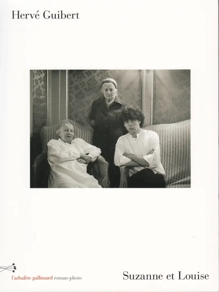 Couverture du roman-photo "Suzanne et Louise" écrit par Hervé Guibert.