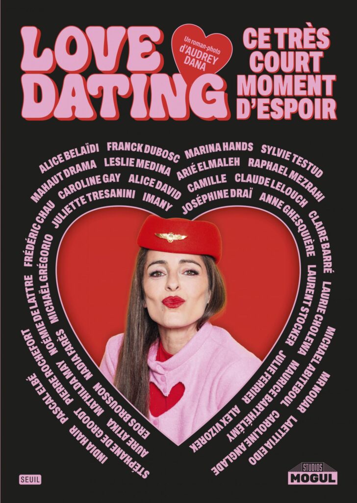 Couverture du roman-photo Love-dating écrit par Audrey Dana.