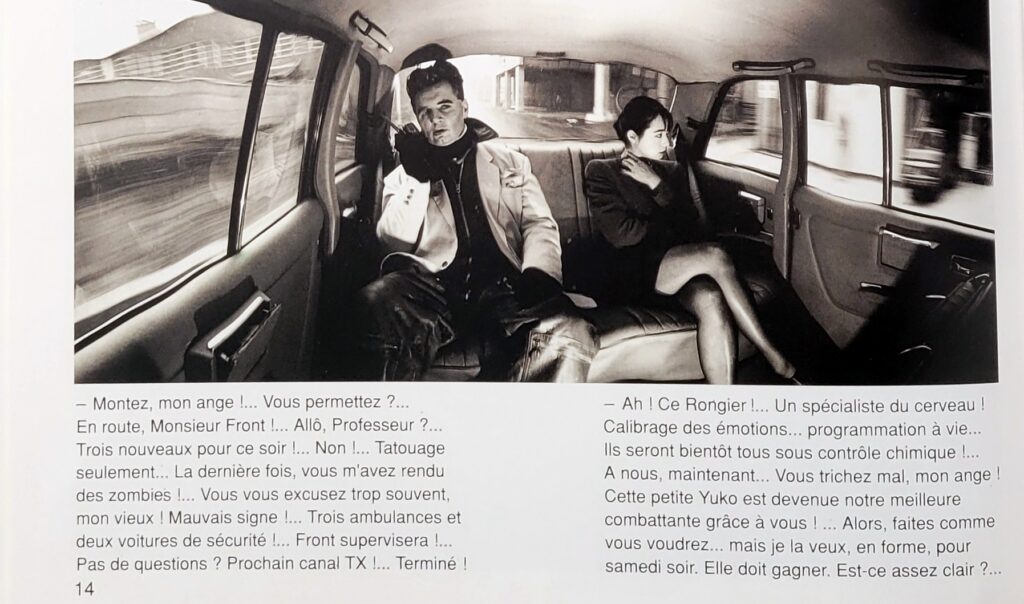 Roman-photo La mémoire des scorpions écrit par Christian Bruel et Xavier Lambours, page 14.