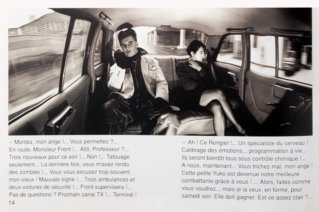 Roman-photo La mémoire des scorpions écrit par Christian Bruel et Xavier Lambours, P14.